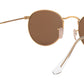 Round Flash Lenses RB3447 matte gold