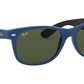 New Wayfarer Color Mix RB2132 rubber blue on black