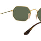 Octagonal Classic RB3556N polished gold