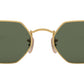 Octagonal Classic RB3556N polished gold