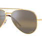New Aviator RB3625 9196G5 Gold Brown