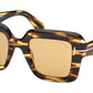Esme FT1157 52E Striped Havana Brown