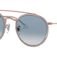 Round Double Bridge RB3647N transparent bronze copper