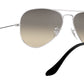 Aviator Gradient RB3025 003/32 Silver Grey