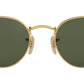 Round Flat Lenses RB3447N polished gold