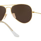 Aviator Flash Lenses RB3025 112/1Q Matte Gold Violet