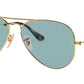 Aviator Team Wang x Ray-Ban RB3025 919262 Gold Blue Legend