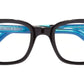 9521 Optical 01 Teal on Black
