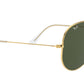 Aviator Large Metal II RB3026 L2846 Gold Green