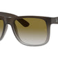 Justin RB4165 854/7Z rubber brown on grey