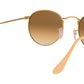 Round Metal RB3447 gold brown gradient