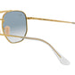The Marshal RB3648 gold clear gradient blue