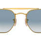 The Marshal RB3648 gold clear gradient blue