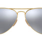 Aviator Flash Lenses RB3025 112/W3 Gold Silver