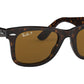 Original Wayfarer Classic RB2140 brown tortoise polarized