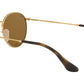 Round Flat Lenses RB3447N gold copper