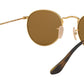 Round Flat Lenses RB3447N gold copper