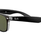 New Wayfarer Color Mix RB2132 black on transparent