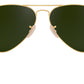 Aviator Flash Lenses RB3025 112/17 Matte Gold Blue