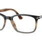 PO3189V striped brown and grey and black