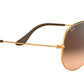 Aviator Gradient RB3025 9001A5 Light Brown