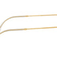 Round Flat Lenses RB3447N gold azure