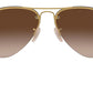 Aviator RB3449 001/13 Gold Brown