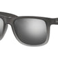 Justin Classic RB4165 matte grey to transparent
