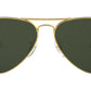 Aviator Classic RB3025 001 Gold Green