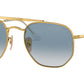 The Marshal RB3648 gold clear gradient blue