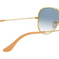 Aviator Gradient RB3025 001/3F Gold Blue