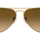 Aviator Gradient RB3025 001/M2 Gold Brown