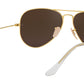 Aviator Flash Lenses RB3025 112/1Q Matte Gold Violet