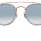 Round Double Bridge RB3647N transparent bronze copper