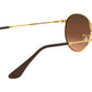 Round Metal RB3447 gold bronze gradient