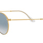 Round Flat Lenses RB3447N gold azure