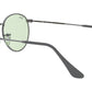 Round Solid Evolve RB3447 gunmetal green