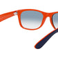 New Wayfarer Color Mix RB2132 blue and orange