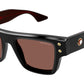 MB0253S 008 Solid Black Brown