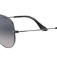 Aviator Gradient RB3025 004/78 Gunmetal Blue