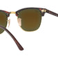 Clubmaster Flash Lenses RB3016 sand havana and gold