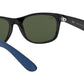 New Wayfarer Color Mix RB2132 rubber blue on black