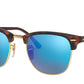 Clubmaster Flash Lenses RB3016 sand havana and gold
