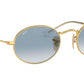 Oval Flat Lenses RB3547N 001/3F Gold