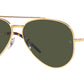New Aviator RB3625 919631 Gold Green