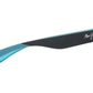 The Flats 897 02 Black Teal Stripes