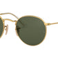Round Flat Lenses RB3447N polished gold