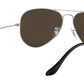 Aviator Mirror RB3025 019/W3 Matte Silver Grey