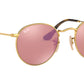 Round Flat Lenses RB3447N gold copper