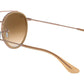 Round Double Bridge RB3647N copper bronze